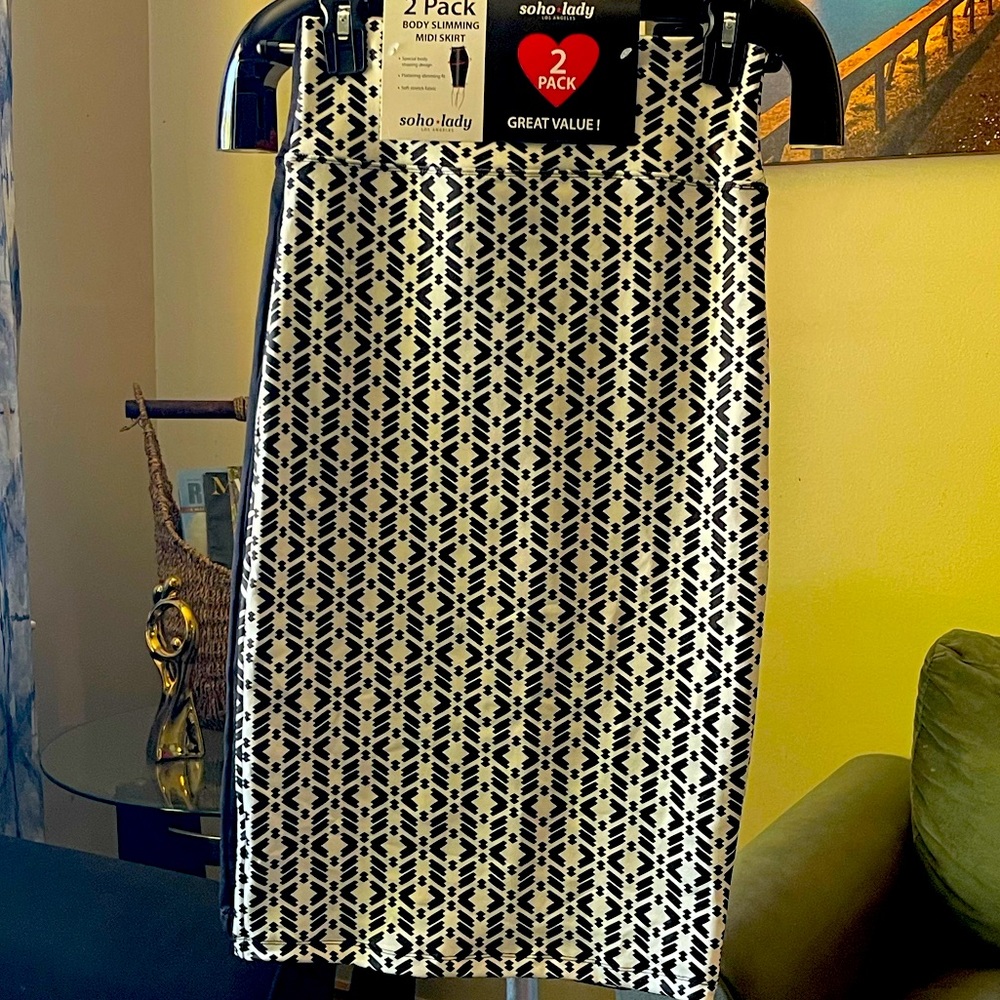 BodySlimming MIDI SKIRT 2 PACK